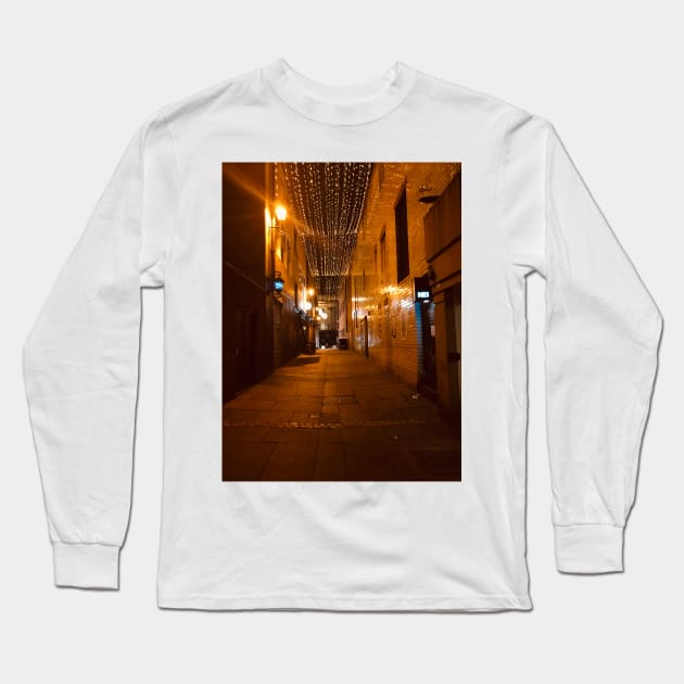 Tyneside Cinema at night, Newcastle Long Sleeve T-Shirt by mywanderings